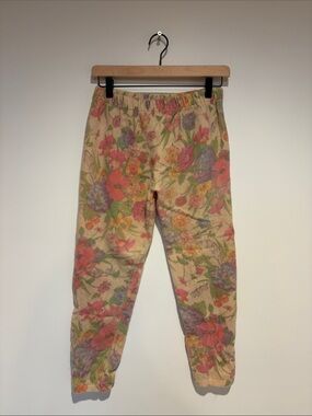 Vintage Floral Cropped Pants